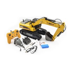 Huina excavatrice métal 1/14ème RTR (CY1580) - V4